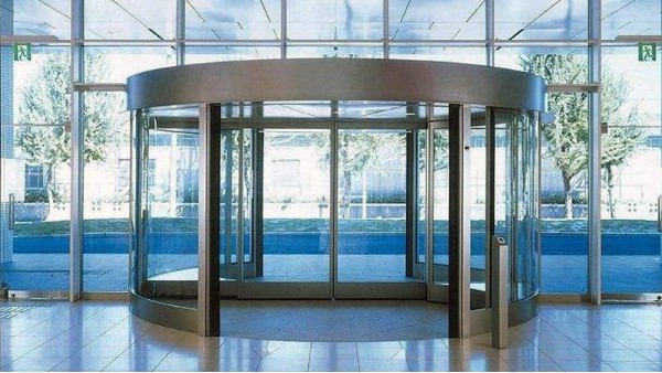 電動旋轉門門扇旋轉運行不停故障維修
